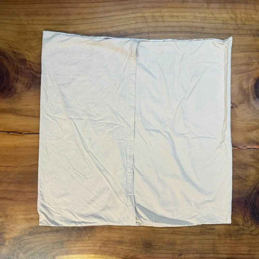 West Elm Pillow Euro Sham LOT OF 2 Velvet Pink Cotton Z4-29